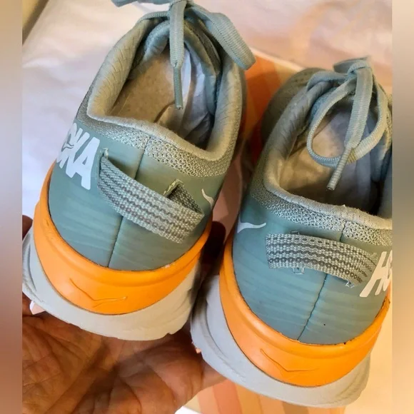 HOKA ONE ONE Arahi 4 Women's Running Sneaker Blue Haze/Lunar 8.5 Pre-Owned - Picture 7 of 11